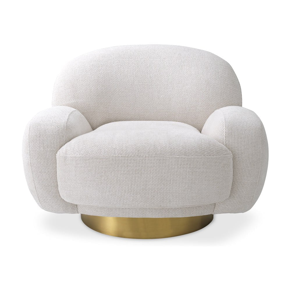 Udine Swivel Chair - lyssa Off-White