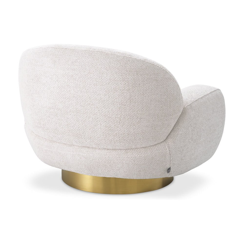 Udine Swivel Chair - lyssa Off-White