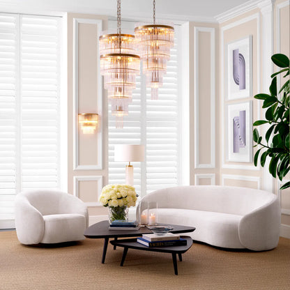 Amore Swivel Chair - Off White | Outlet