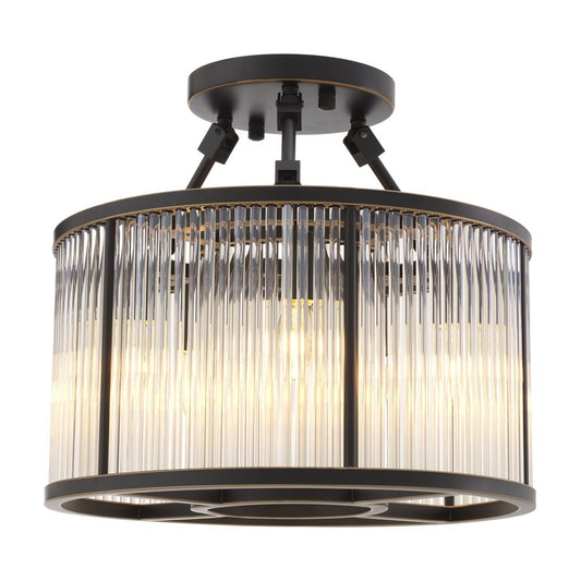 Bernardi Small Chandelier Ceiling Light - Bronze Highlight