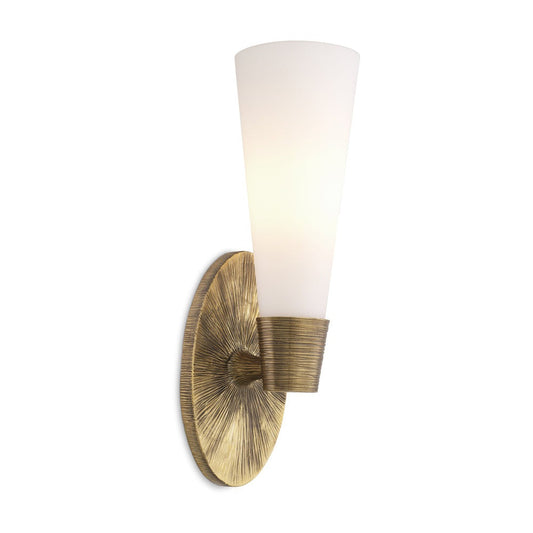 Single Nolita Wall Lamp - Vintage Brass