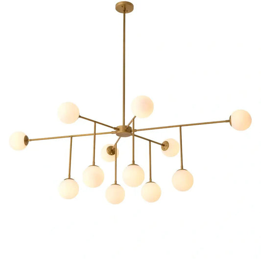 Aram Chandelier - Antique Brass Finish
