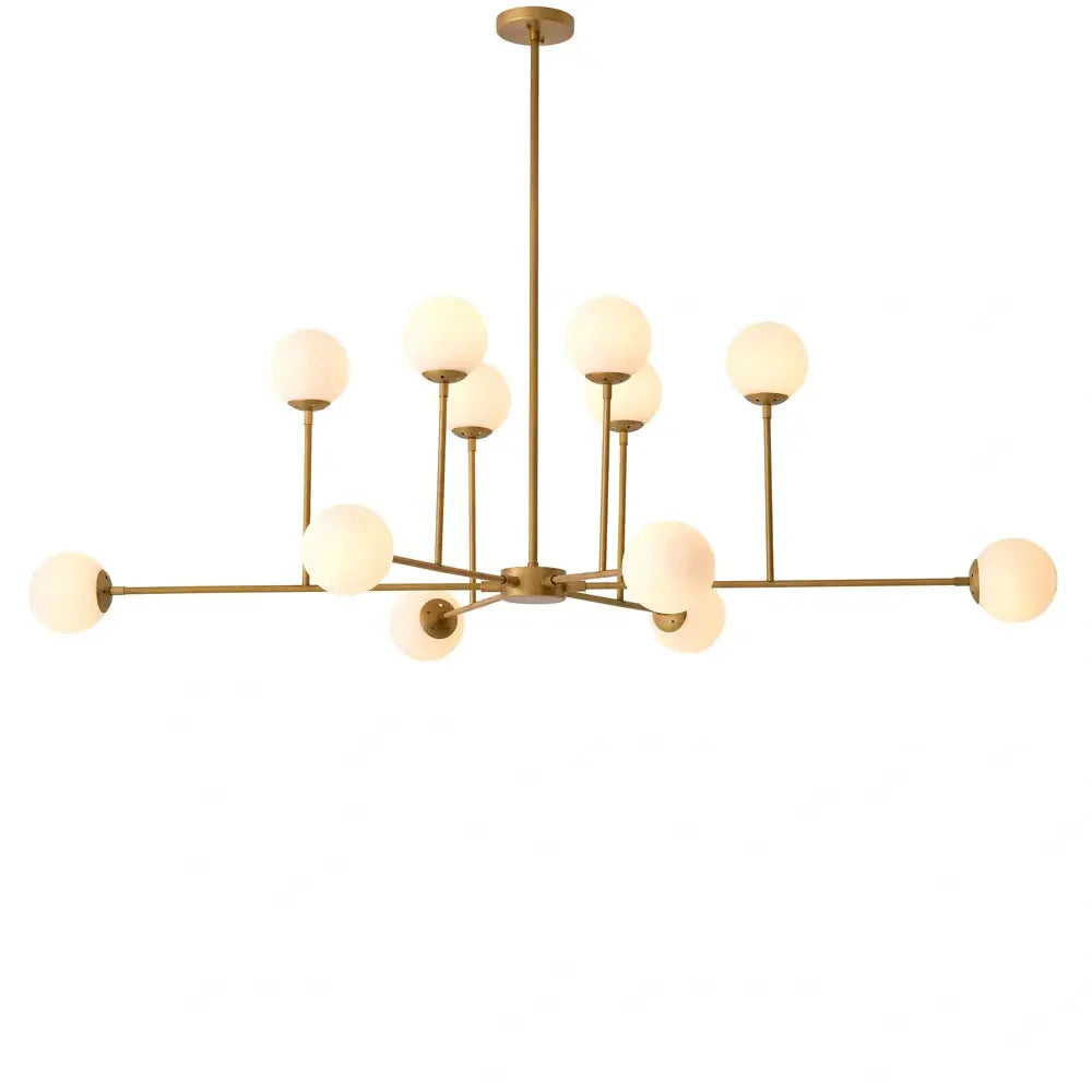 Aram Chandelier - Antique Brass Finish