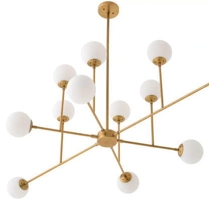 Aram Chandelier - Antique Brass Finish