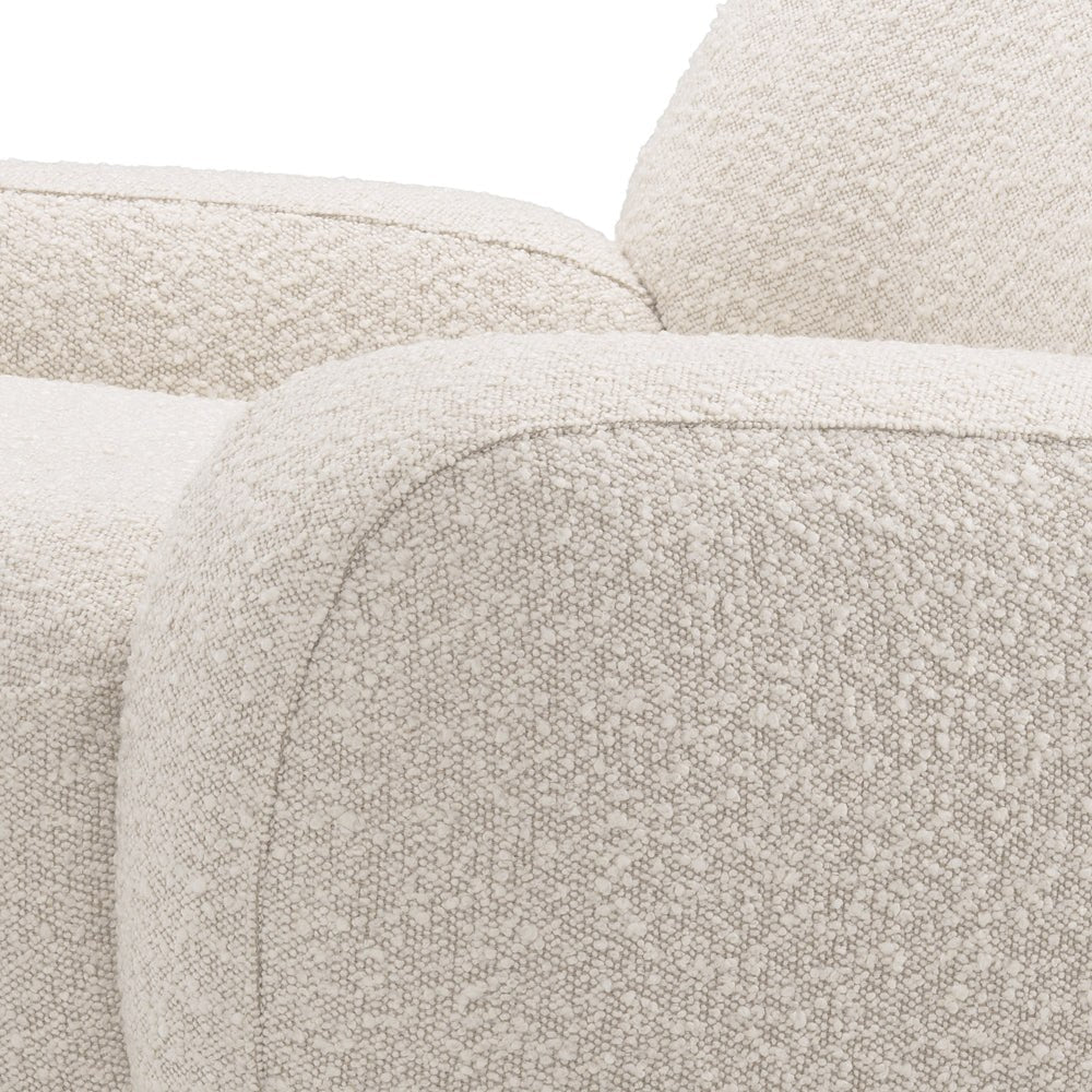 Udine Swivel Chair - Bouclé Cream