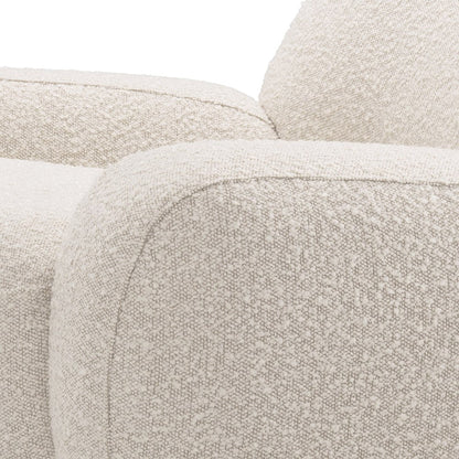Udine Swivel Chair - Bouclé Cream