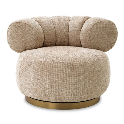 Phedra Swivel Chair - Lyssa Sand