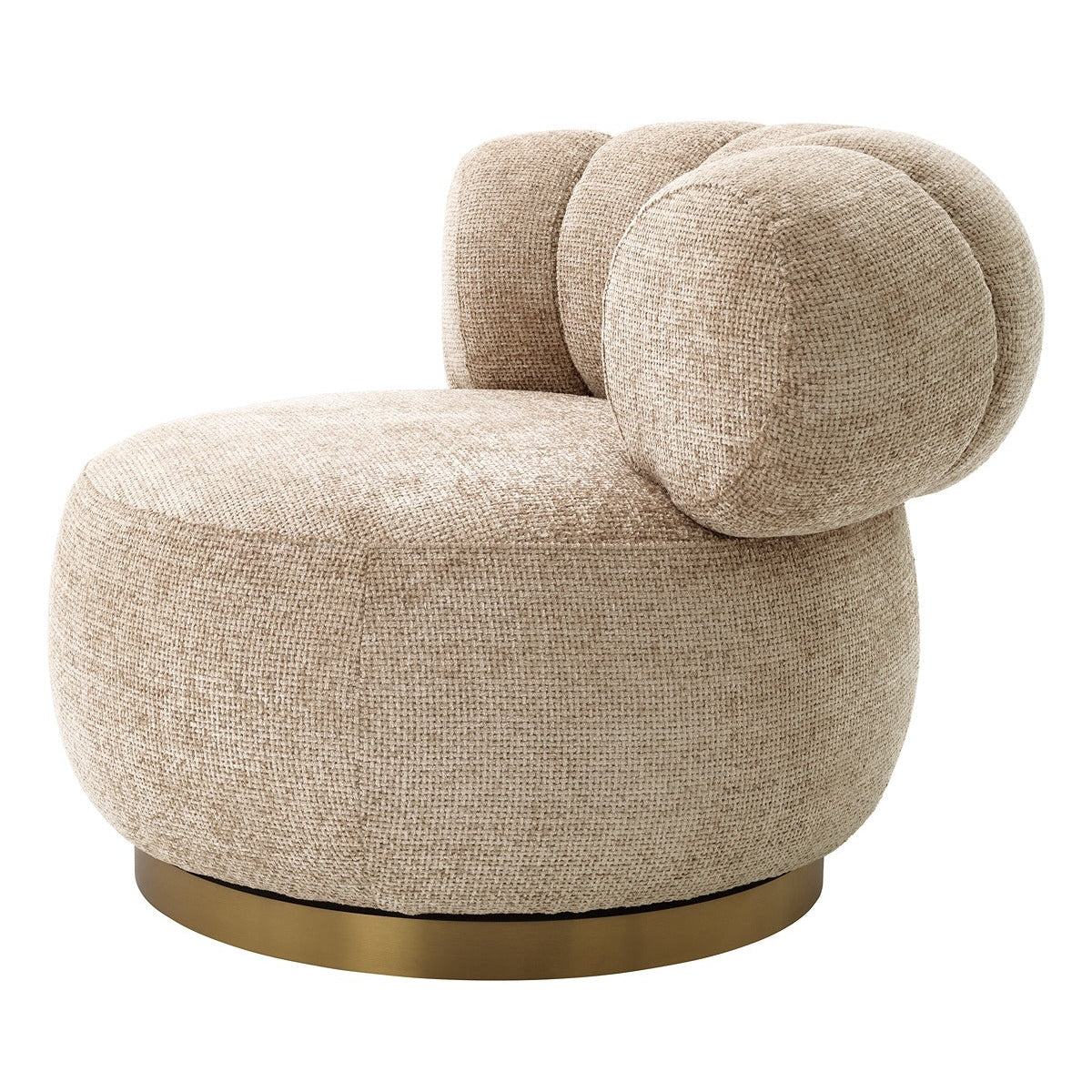 Phedra Swivel Chair - Lyssa Sand
