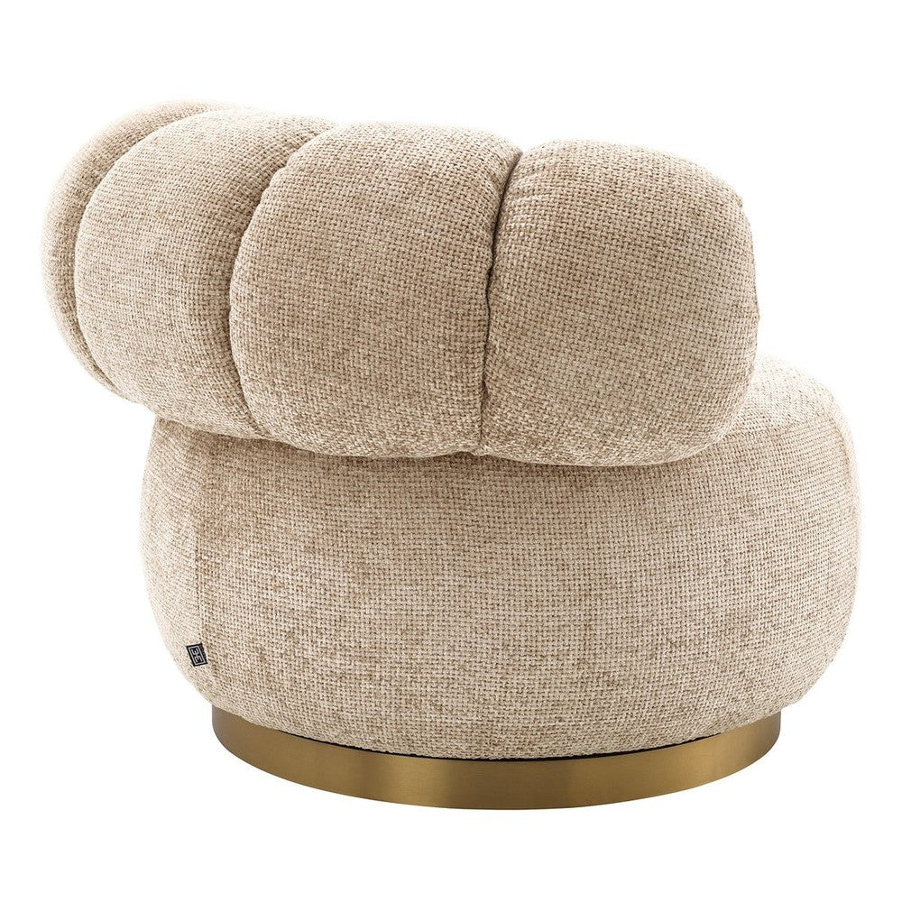 Phedra Swivel Chair - Lyssa Sand