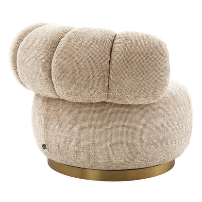 Phedra Swivel Chair - Lyssa Sand