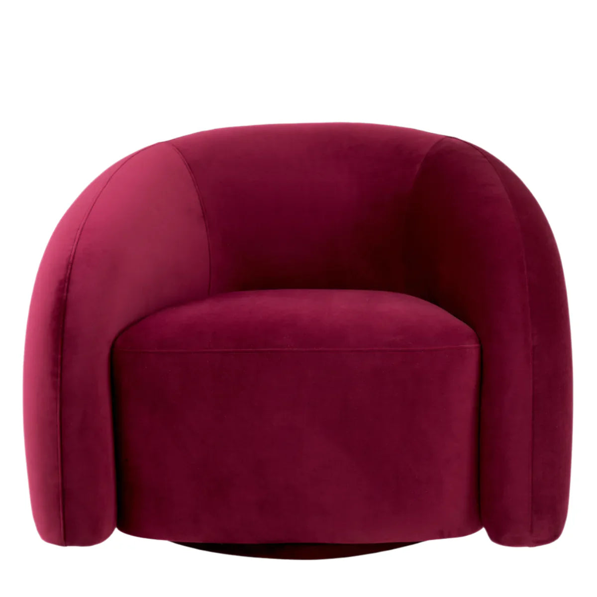 Novelle Swivel Chair - Savona Bordeaux Velvet
