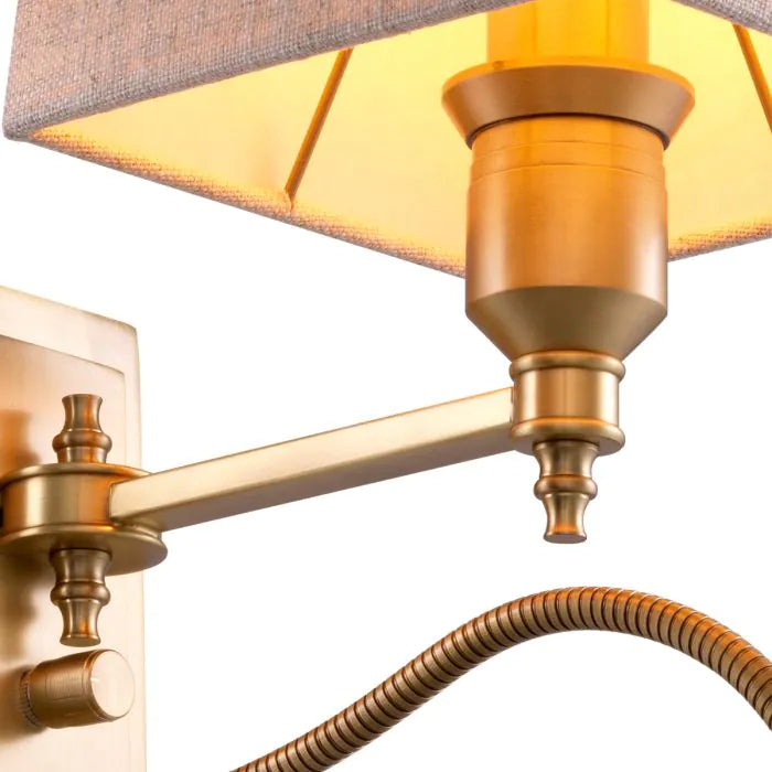 Ellington Wall Lamp - Antique Brass