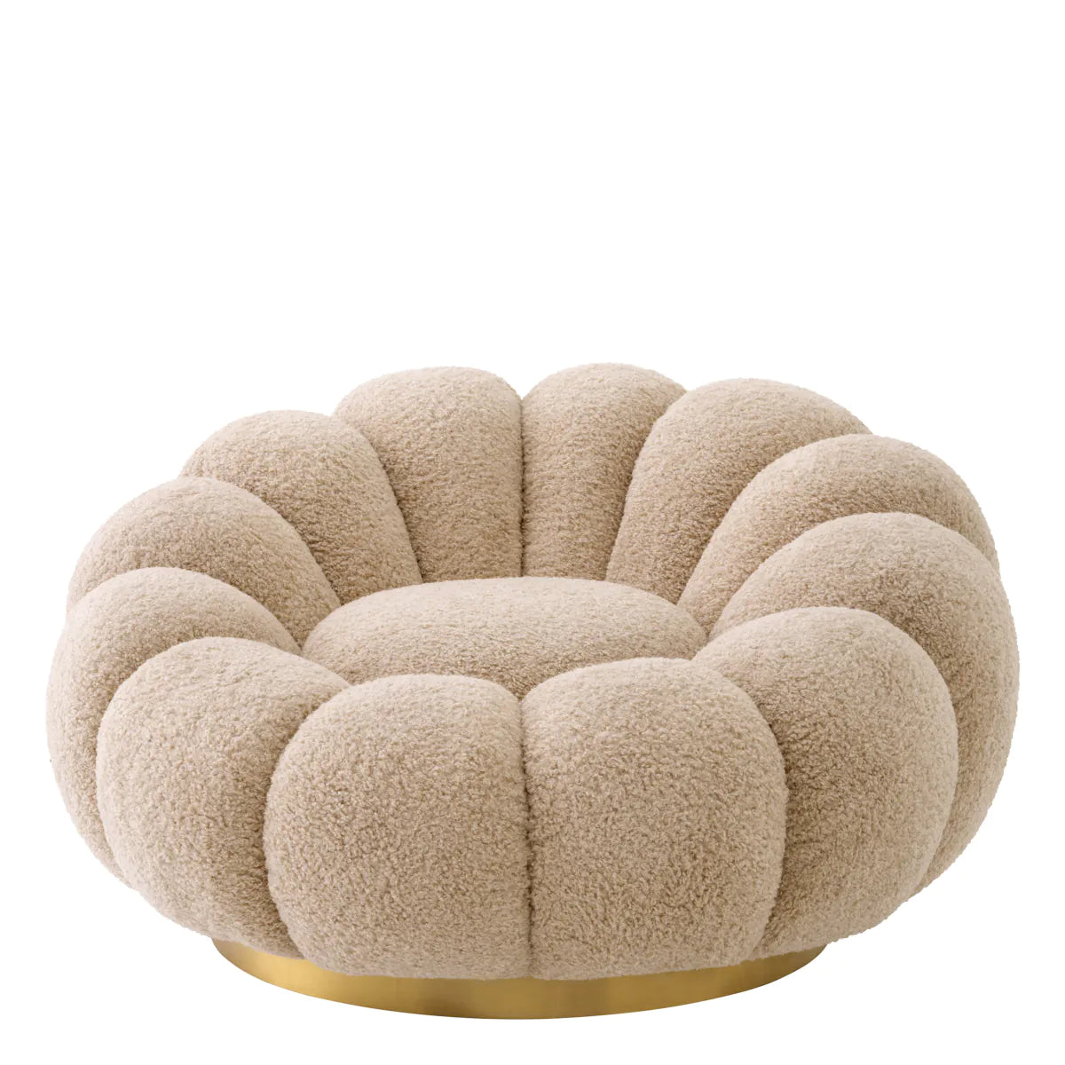 Mello Swivel Chair - Canberra Sand