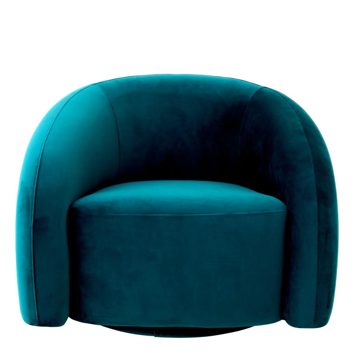 Novelle Swivel Chair - Savona Sea Green Velvet