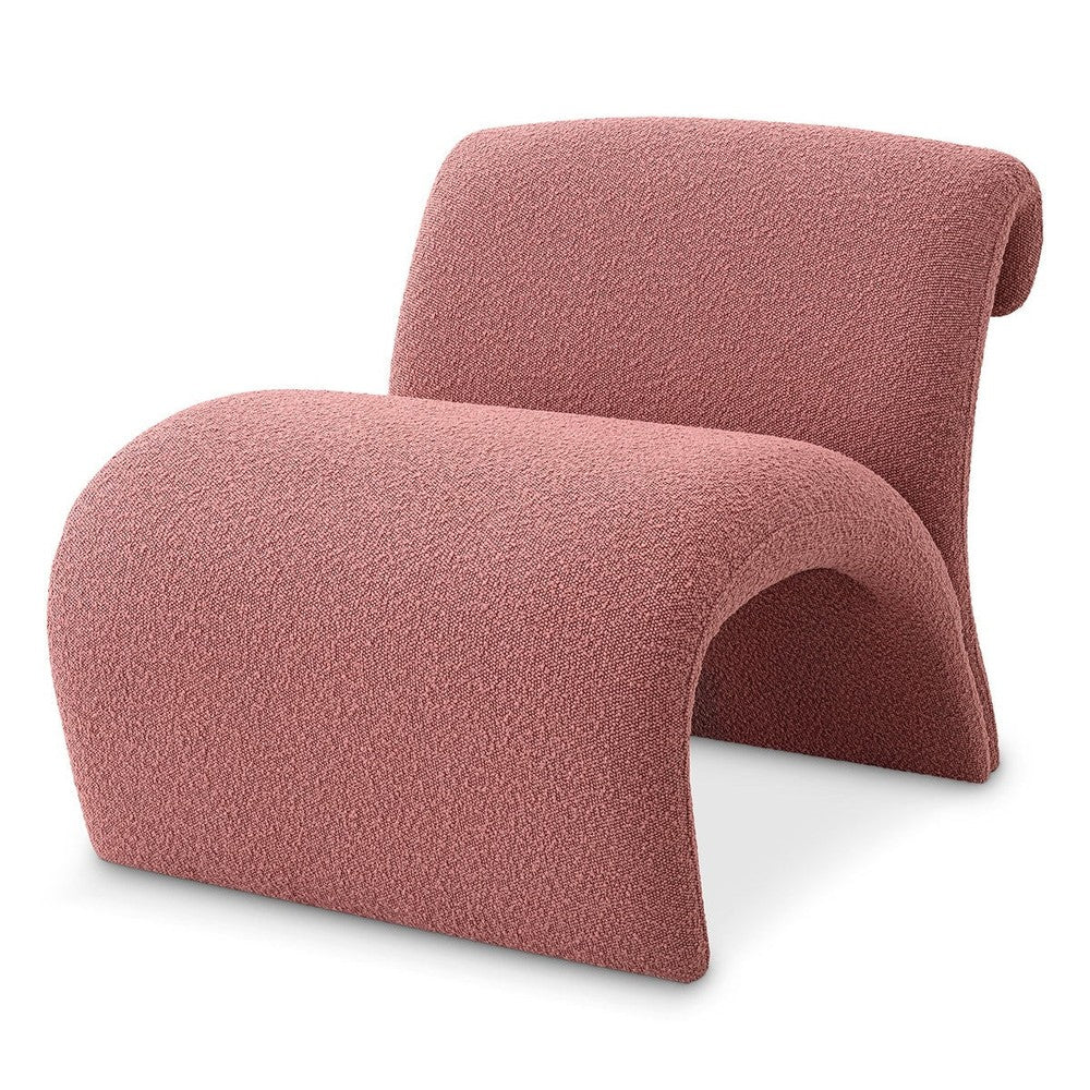 Vignola Chair - Bouclé Rose