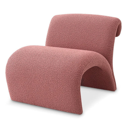 Vignola Chair - Bouclé Rose