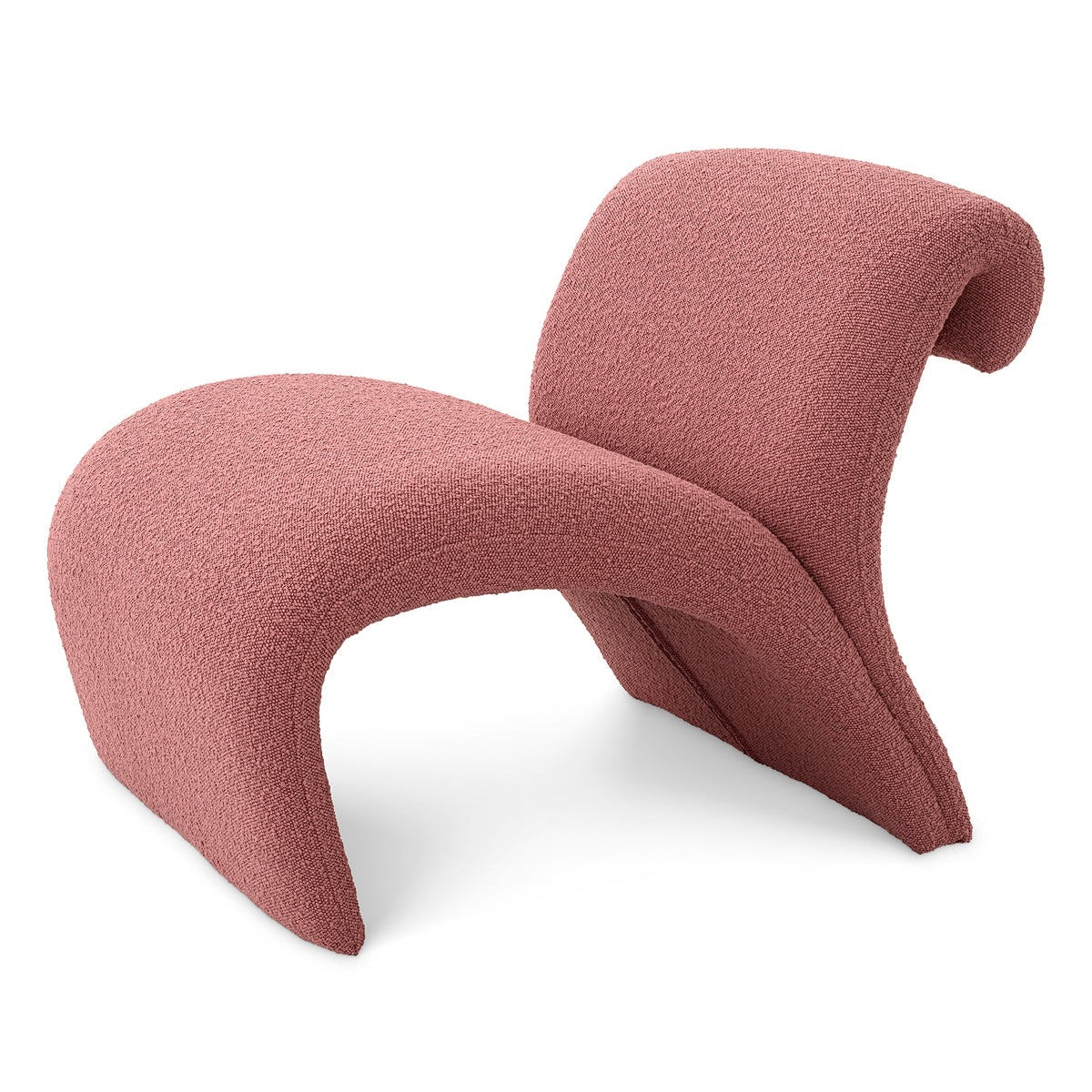 Vignola Chair - Bouclé Rose