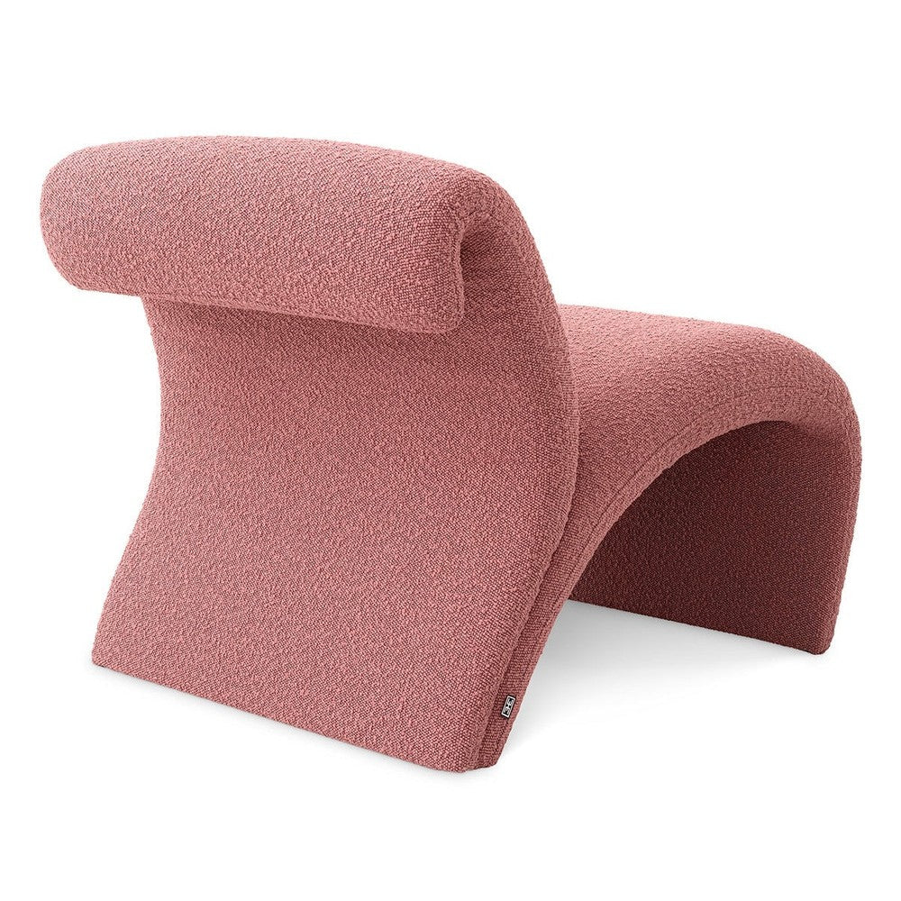 Vignola Chair - Bouclé Rose