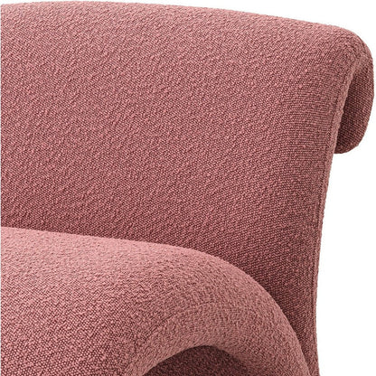 Vignola Chair - Bouclé Rose