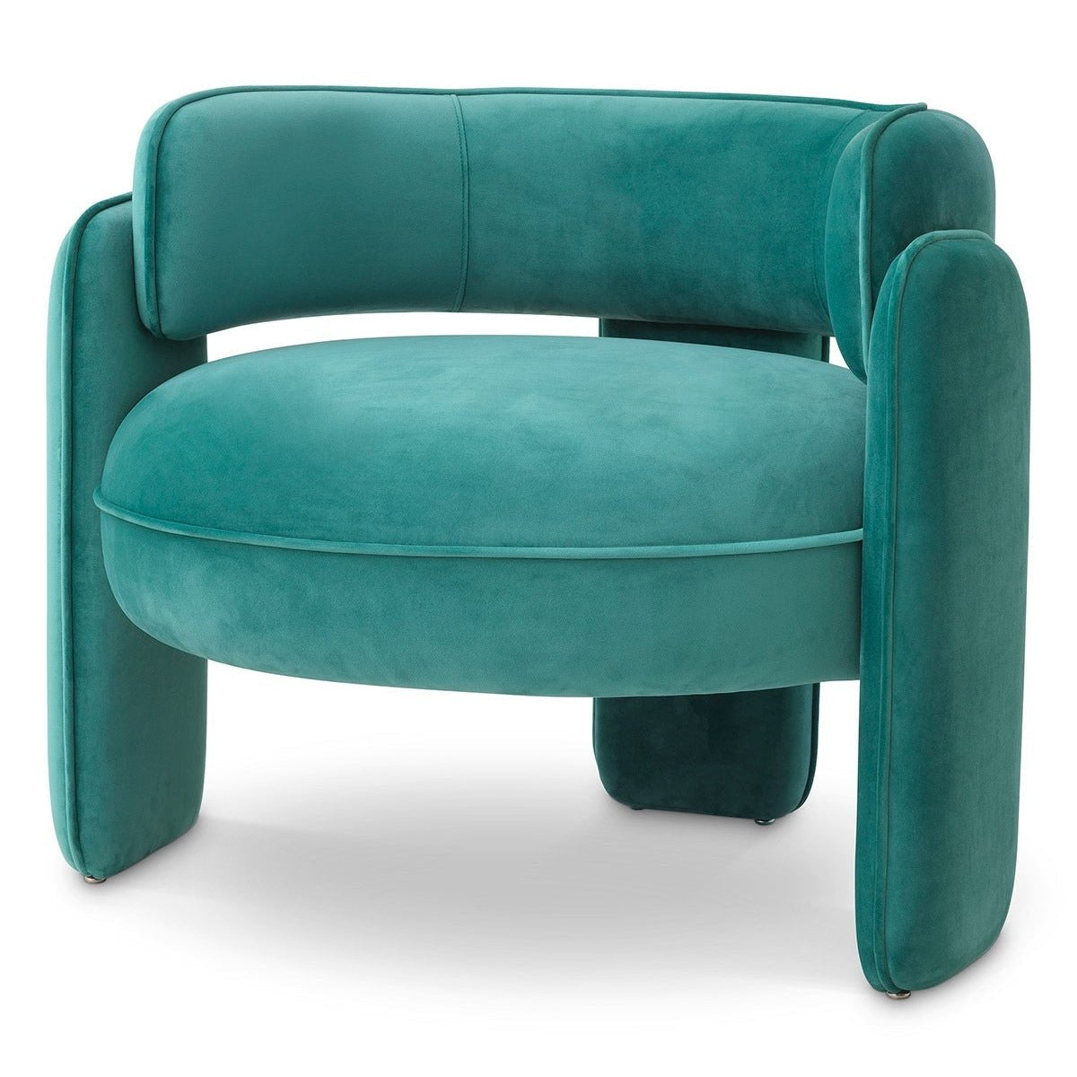 Chaplin Chair - Savona Turquoise Velvet