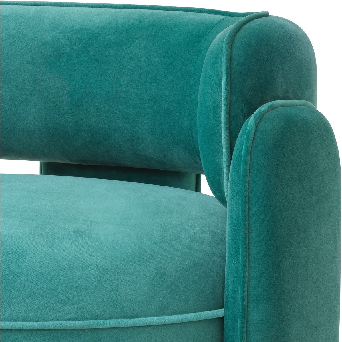 Chaplin Chair - Savona Turquoise Velvet