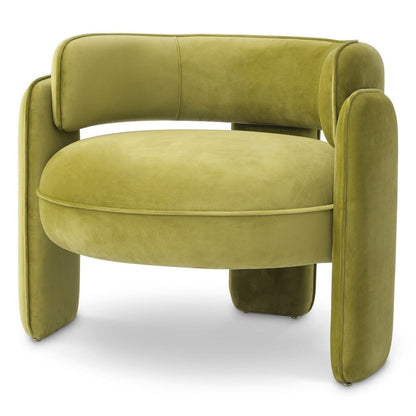 Chaplin Chair - Savona Vintage Green Velvet