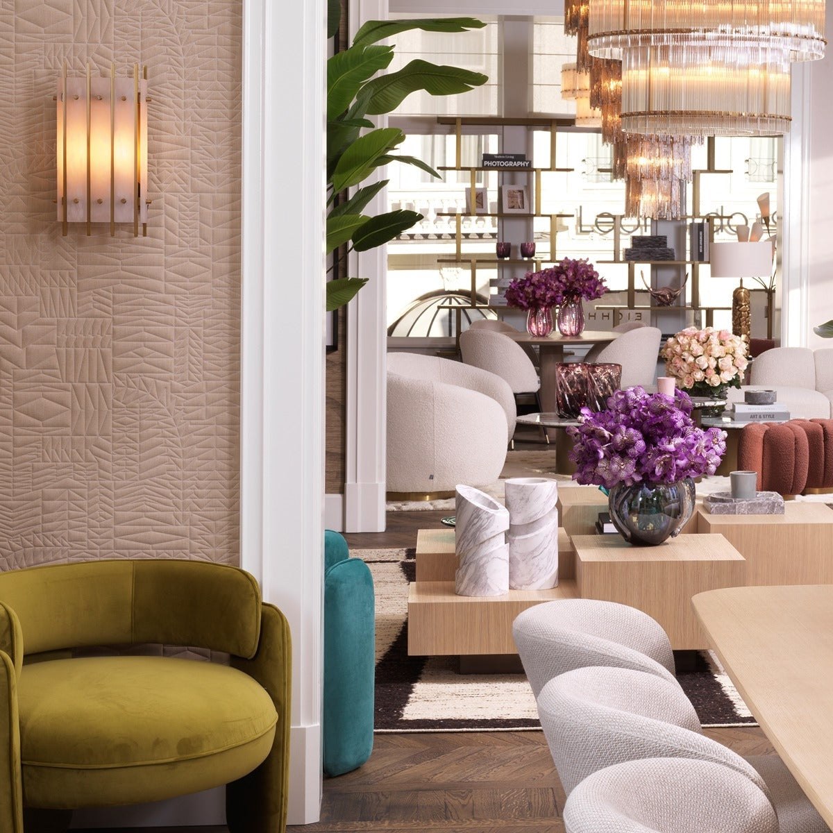 Chaplin Chair - Savona Vintage Green Velvet