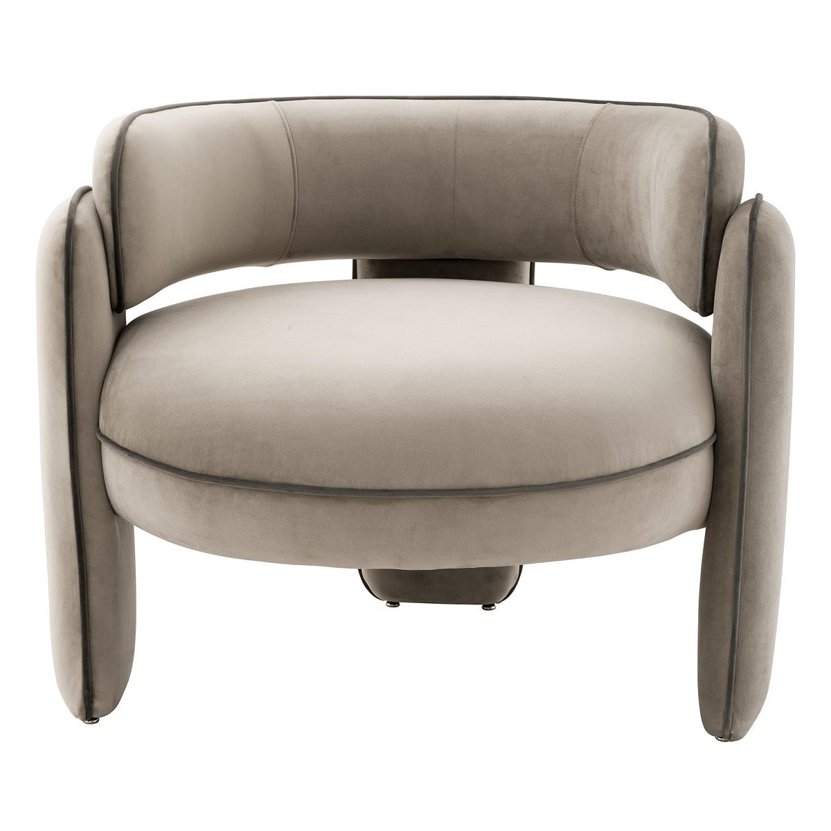 Chaplin Chair - Savona Greige Velvet