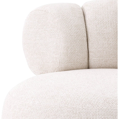 Phedra Swivel Chair - Lyssa Off-White