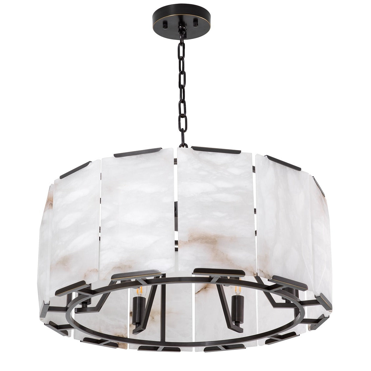 Ortiz Chandelier - Bronze Highlight Finish
