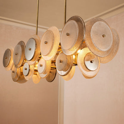 Hyde Chandelier - Vintage Brass & Glass