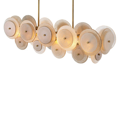 Hyde Chandelier - Vintage Brass & Glass