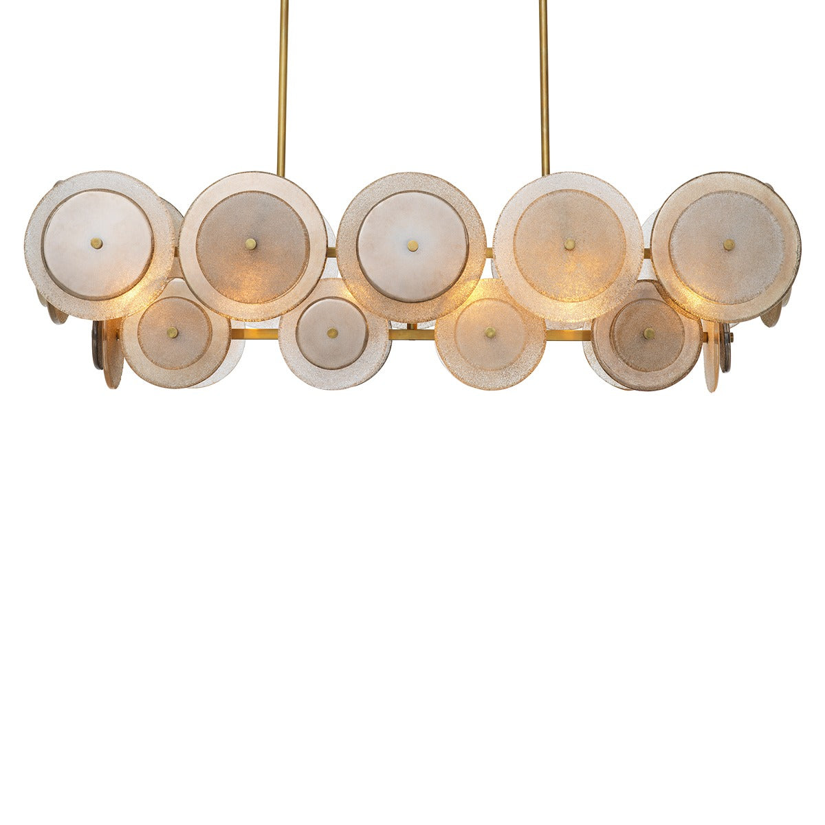 Hyde Chandelier - Vintage Brass & Glass