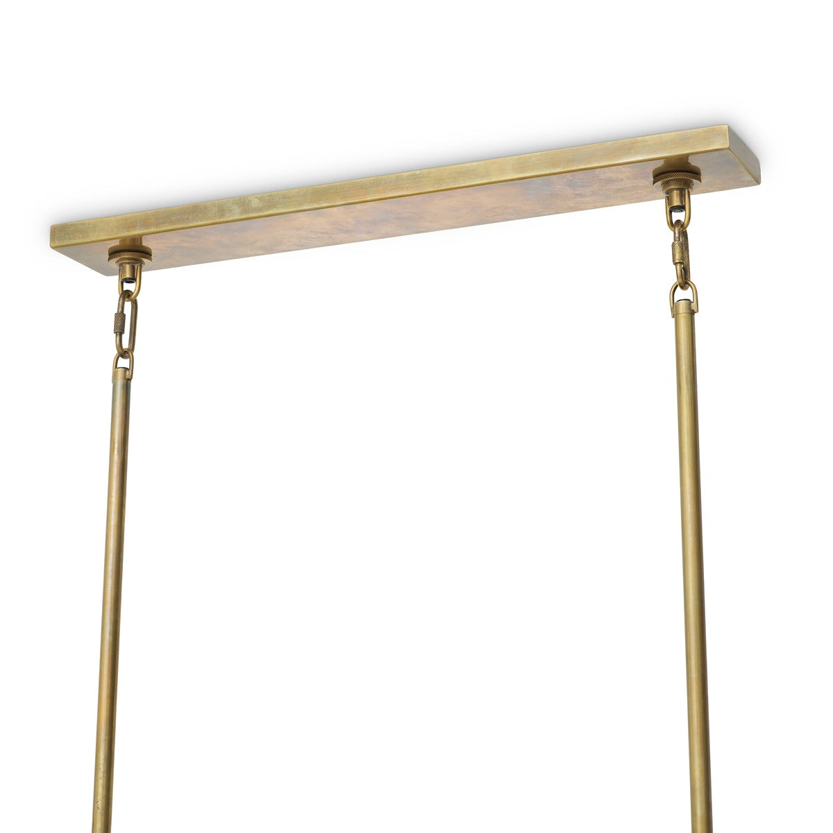 Hyde Chandelier - Vintage Brass & Glass