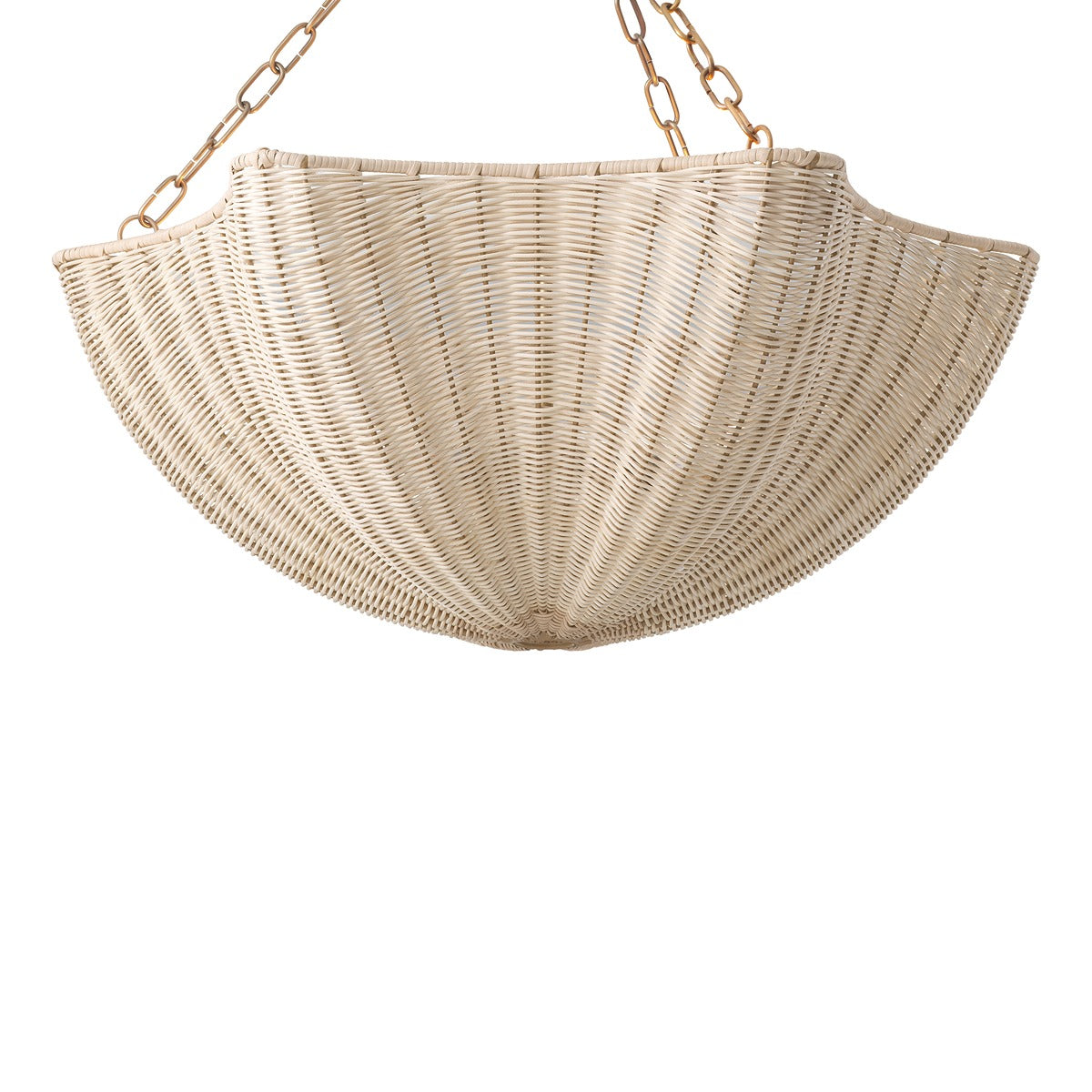 Los Palmos Chandelier - Natural Rattan