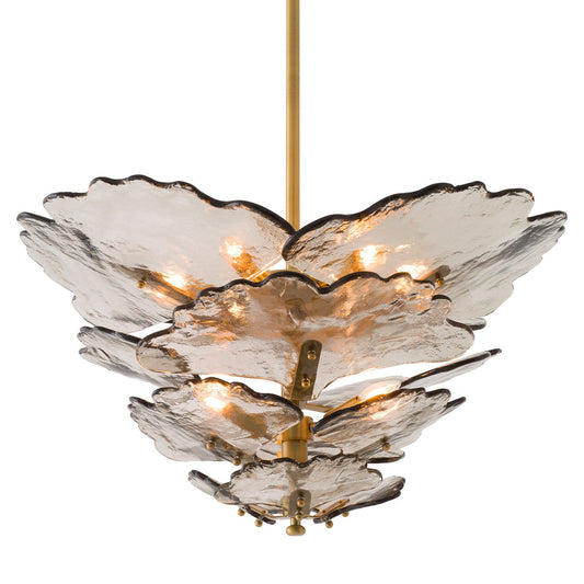 Florina Chandelier - Smoke Glass
