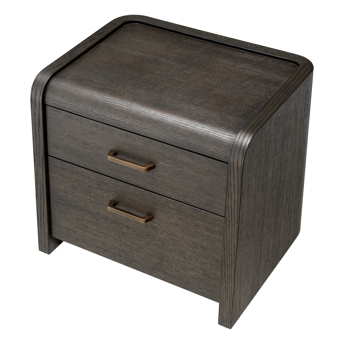 Joane Bedside Table - Mocha Oak Veneer