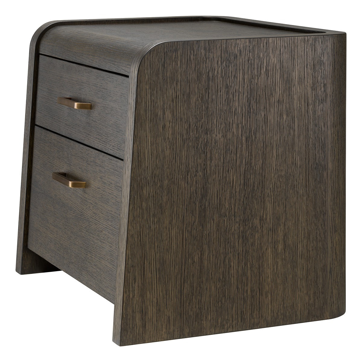 Joane Bedside Table - Mocha Oak Veneer