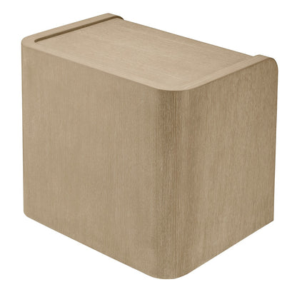 Joane Bedside Table - Washed Oak Veneer