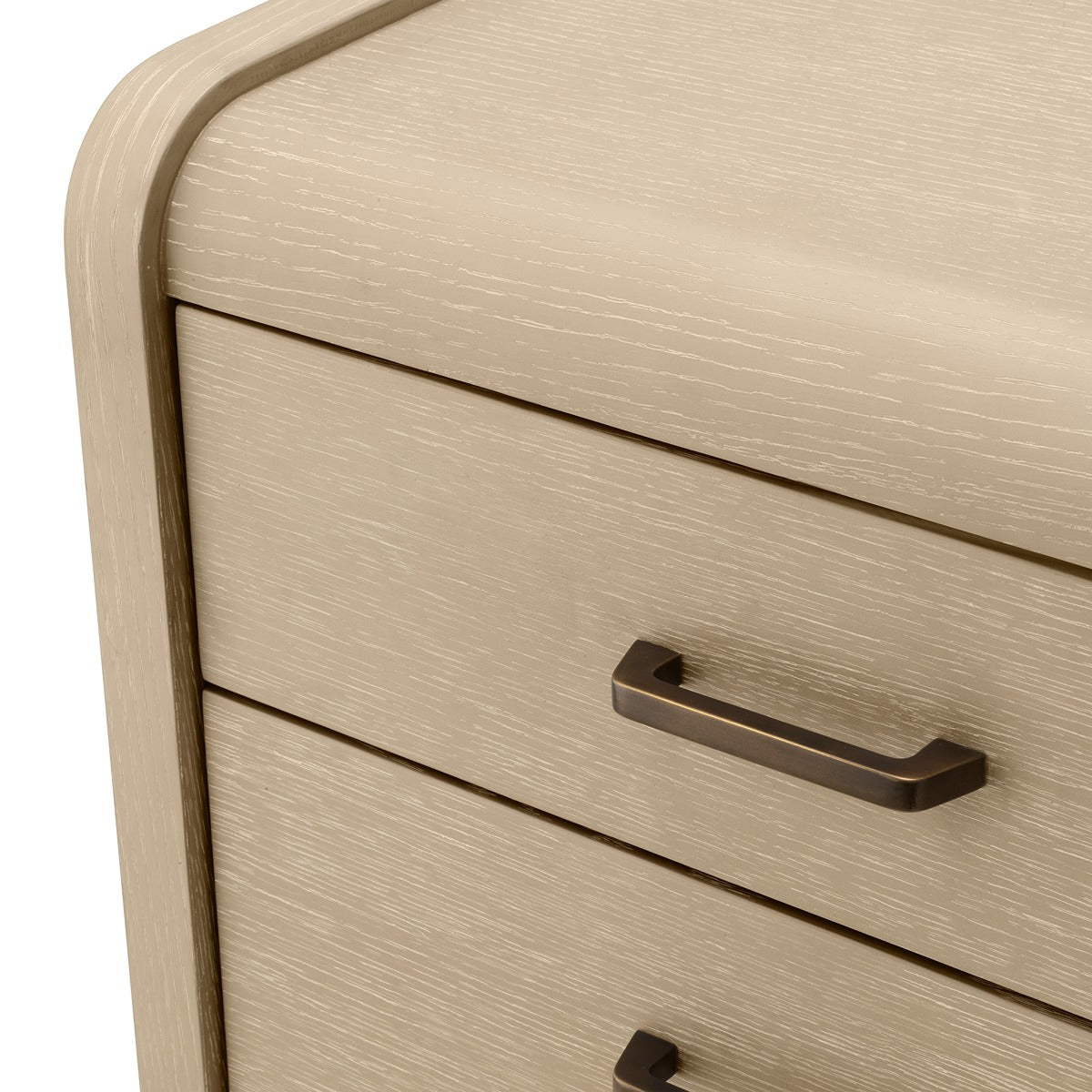 Joane Bedside Table - Washed Oak Veneer