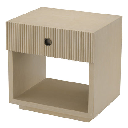 Dimitrios Bedside Table - Washed Oak Veneer