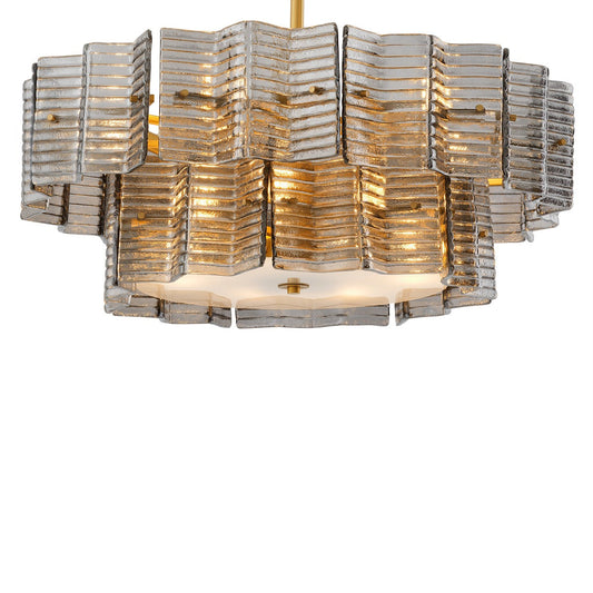 Silvano Chandelier - Smoke Glass