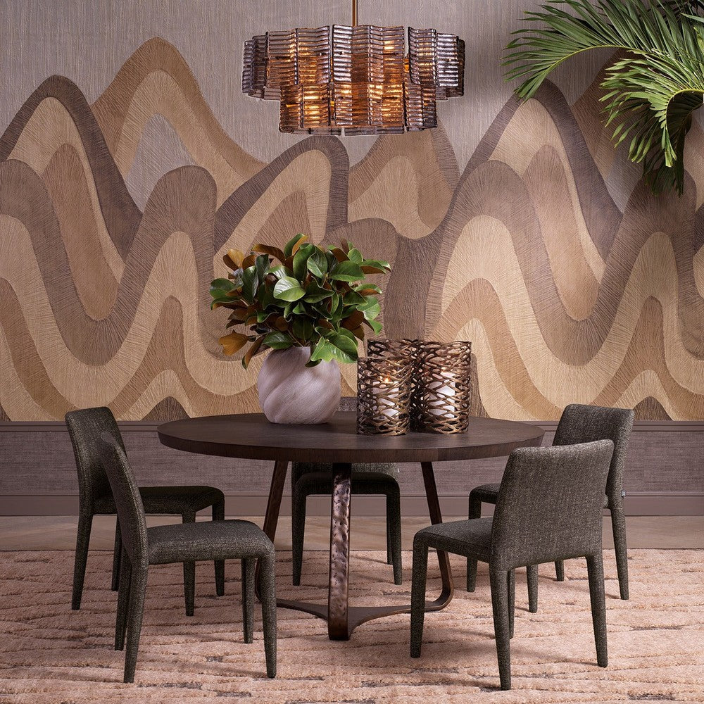 Silvano Chandelier - Smoke Glass