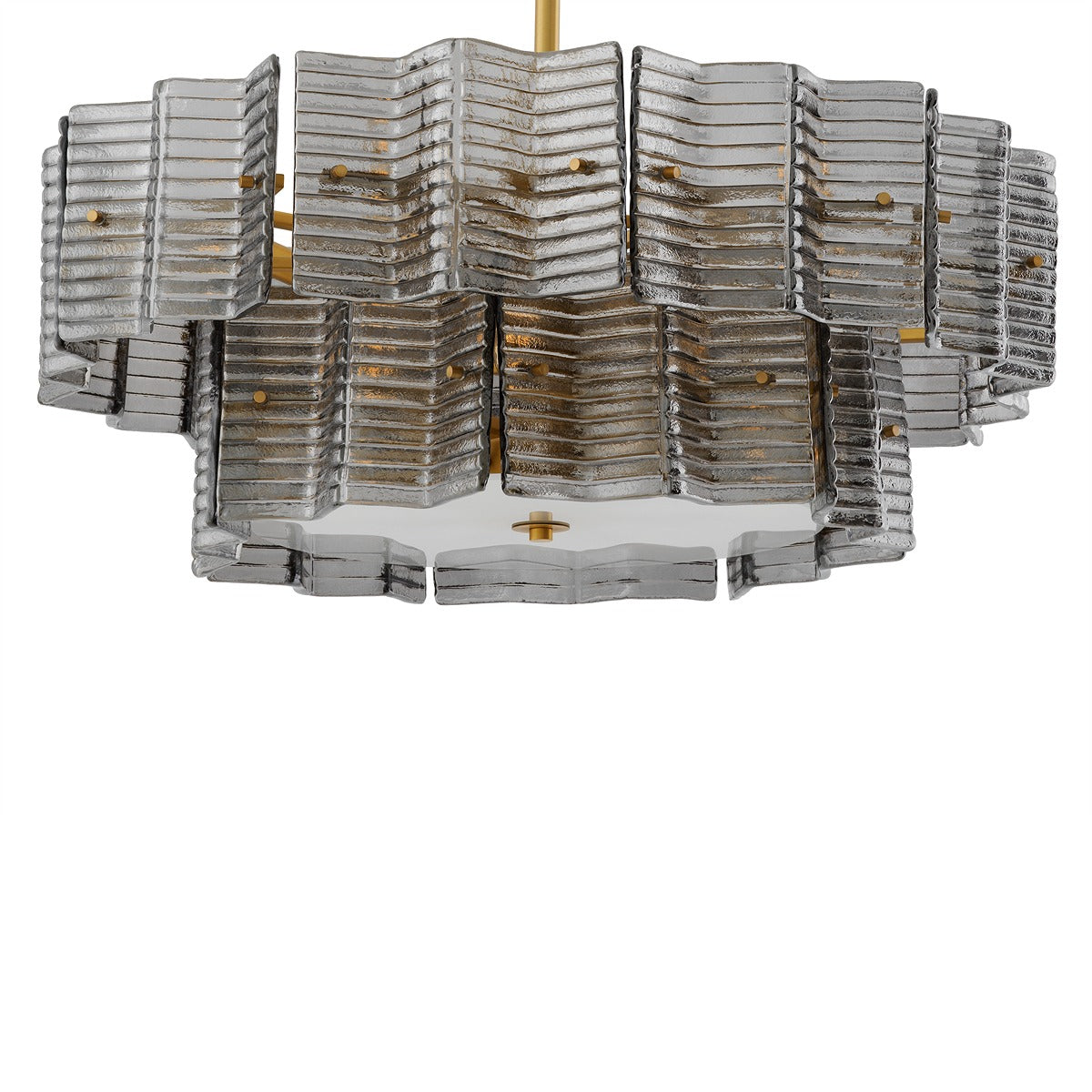 Silvano Chandelier - Smoke Glass