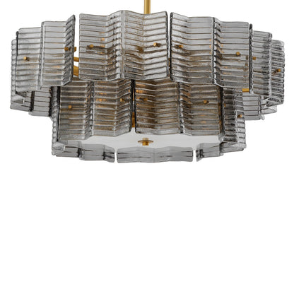 Silvano Chandelier - Smoke Glass
