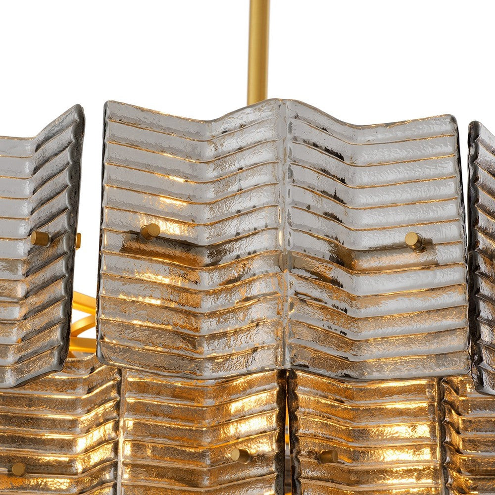 Silvano Chandelier - Smoke Glass