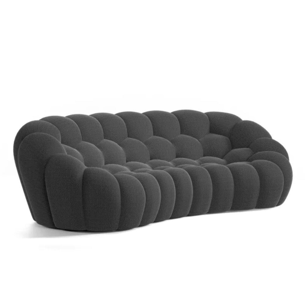 Compressed Black Bubble Sofa by Lumo – High-Quality Design