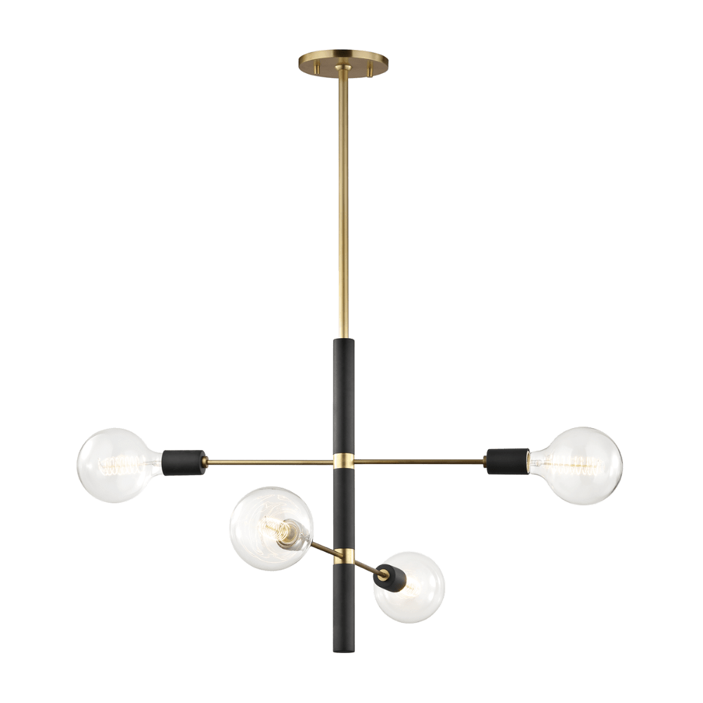 Hudson Valley Lighting Astrid Chandelier in Aged Brass