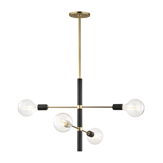 Hudson Valley Lighting Astrid Chandelier in Aged Brass