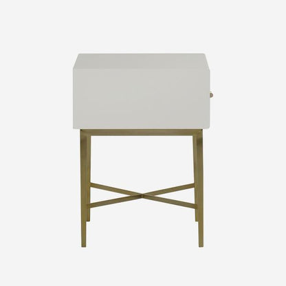Alice Bedside Table - White